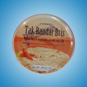 کنسرو ماهی مارلین در روغن با فلفل قرمز تکبندر
