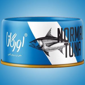 کنسرو ماهی تون در روغن گیاهی اورگانا