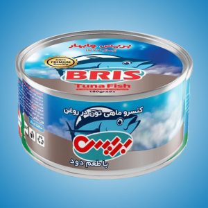 کنسرو ماهی تون دودی در روغن بریس چابهار